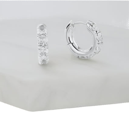 Earring - Hope Hoop Silver
