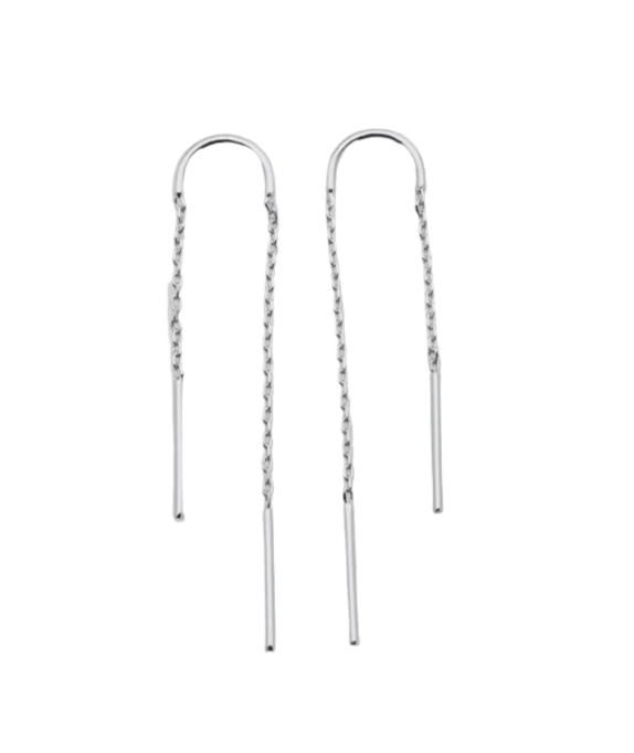 Zafino - Ivy Thread Earring - Silver