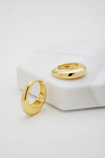 Zafino Cleo Hoop - Medium - Gold