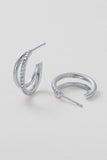 Zafino Celeste Hoop Silver
