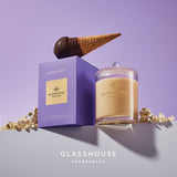 GLASSHOUSE FRAGRANCES Movie Night 380g Triple Scented Soy Candle