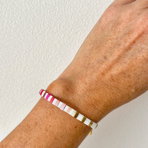 Ibiza Bracelet - Pink Flush