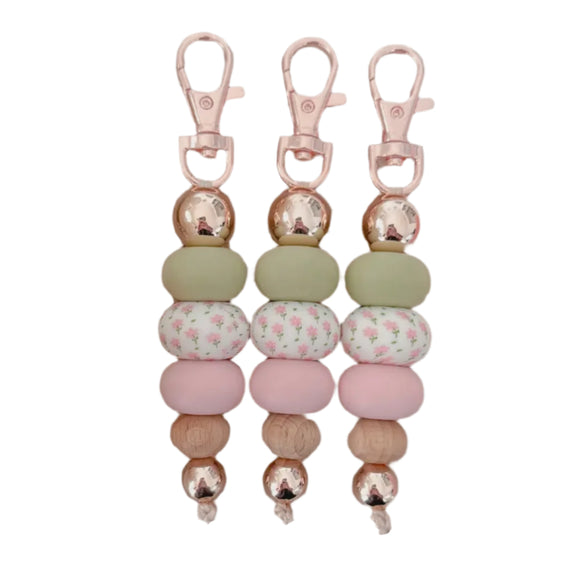 Keychain - Spring Daisies