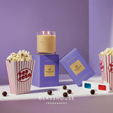 GLASSHOUSE FRAGRANCES Movie Night 380g Triple Scented Soy Candle