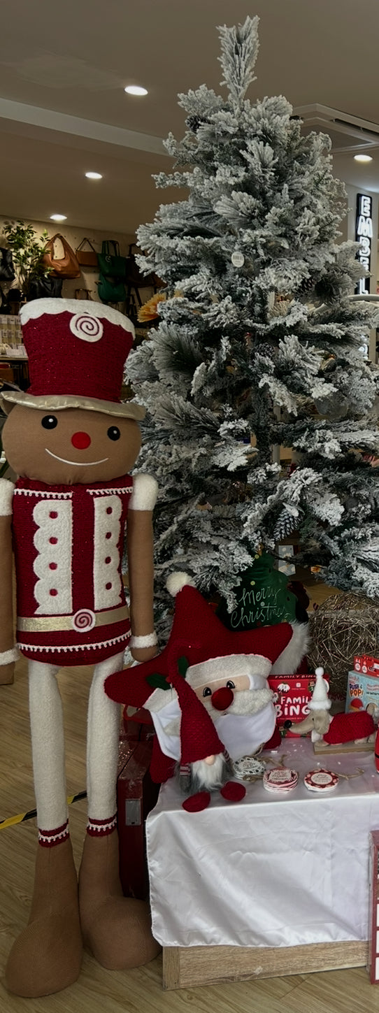 Standing Gingerbread Nutcracker - 152cm