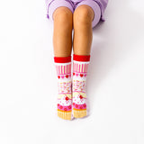 Lolly Kicks Sock - Cupcake (Size 5-8)