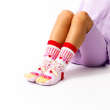 Lolly Kicks Sock - Cupcake (Size 5-8)
