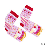 Lolly Kicks Sock - Cupcake (Size 5-8)