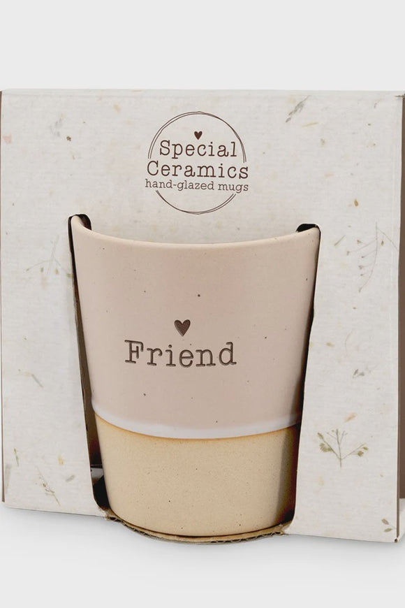Hand Glazed Ceramic Mug - Friends