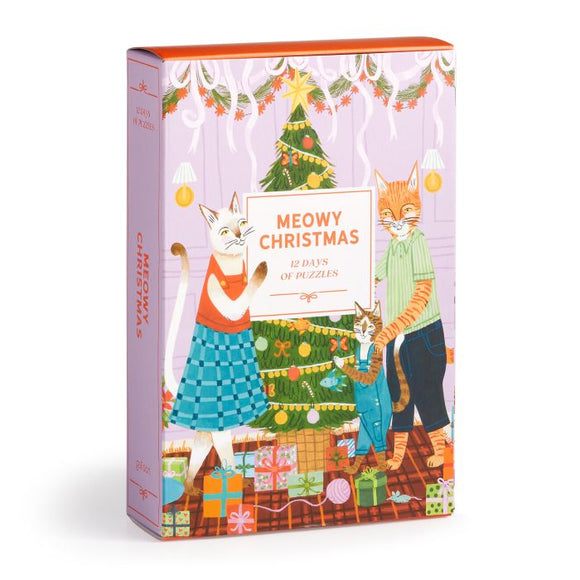 Jigsaw Puzzle 500pc - Meowy Christmas 12 Days of Puzzles