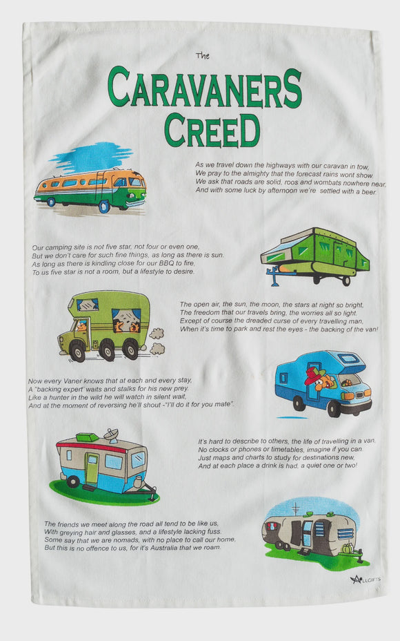Tea Towel - Caravaners Creed