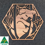 Australian Timber Coaster: Koala