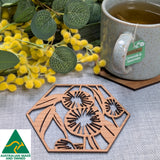 Australian Timber Coaster: Bluegum