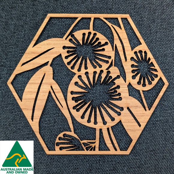 Australian Timber Coaster: Bluegum