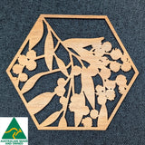 Australian Timber Coaster: Wattle