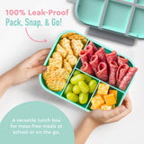Bentgo Kid's Snap & Go Lunch Box - Puppies
