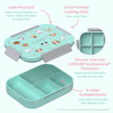 Bentgo Kid's Snap & Go Lunch Box - Puppies