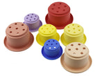 Silicone Stacking Cups 7pc - Pinks