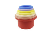 Silicone Stacking Cups 7pc - Pinks