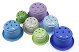 Silicone Stacking Cups 7pc - Blues