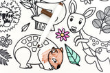 Reusable Silicone Drawing Mat - Australian Animals