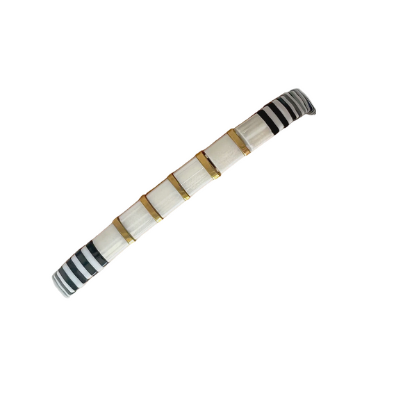 Ibiza Bracelet - Classic Black & White