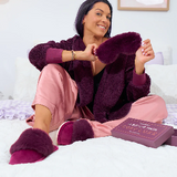 Slippers - Cosy Luxe - Mulberry