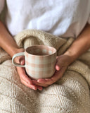 Robert Gordon - Soft Terracotta Check Mug / Cat's Pyjamas