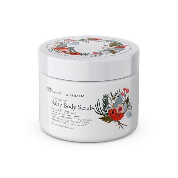 Therapeutic Body Scrub 500g - Rose & Vetiver