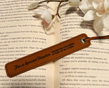 Personalised Leatherette Book Mark