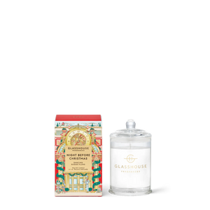 GLASSHOUSE FRAGRANCES Night Before Christmas Triple Scented Soy 60g Candle