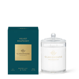 GLASSHOUSE FRAGRANCES Velvet Rhapsody Triple Scented Soy Candle
