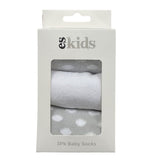 Baby Socks Boxed - Spotted 3pk