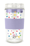IOco 12oz Glass Travel Cup - Confetti Edition
