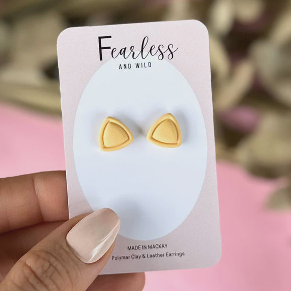 Studs - Triangle Yellow
