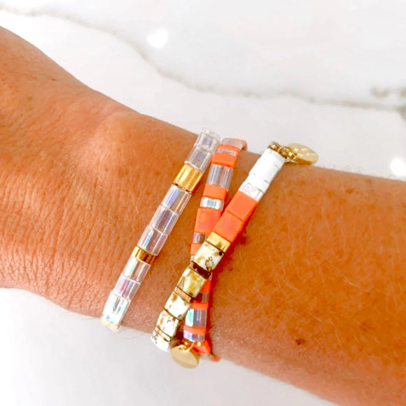 Ibiza Bracelet - Deep Coral