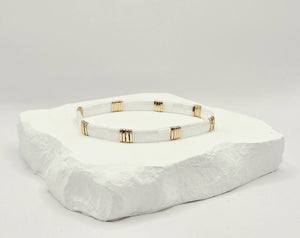 Oceans Blu Stackable Tila Bracelet - Fifi