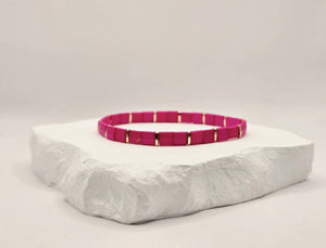 Oceans Blu Stackable Tila Bracelet - Wendy