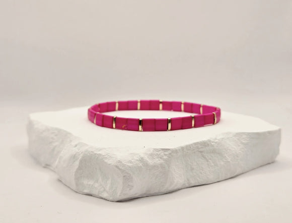 Oceans Blu Stackable Tila Bracelet - Wendy