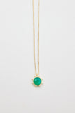 Necklace - Yves Green Onyx