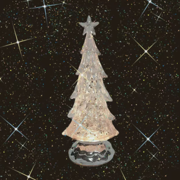 Christmas Decor - Snowing Tree