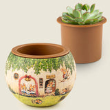 Puzzle Flower Pot - Happy Reading