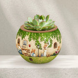 Puzzle Flower Pot - Happy Reading