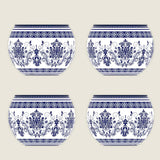 Puzzle Flower Pot - Classic Ornamental Style