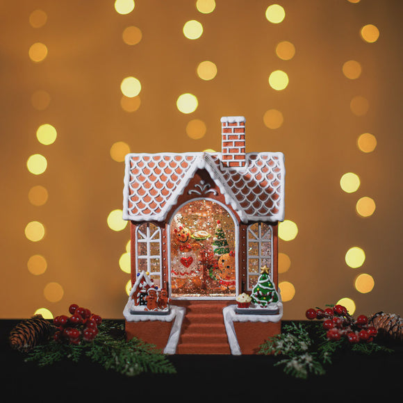 Snowing LED - Gingerbread House