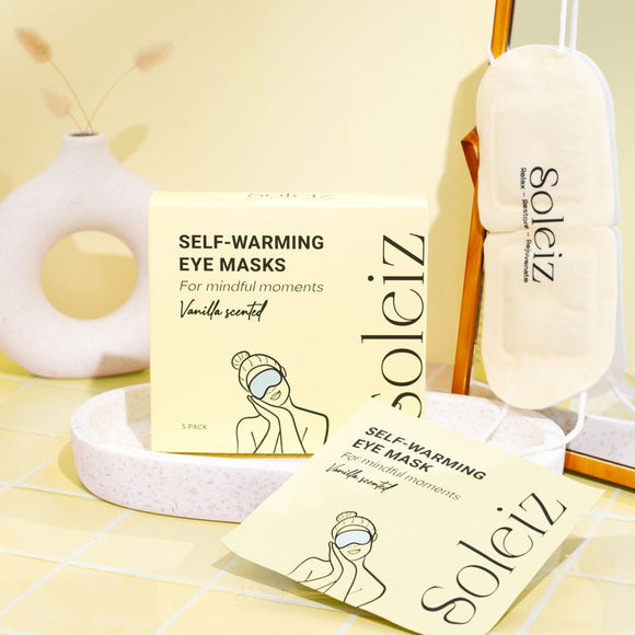 Soleiz Self-Warming Eye Mask - Vanilla