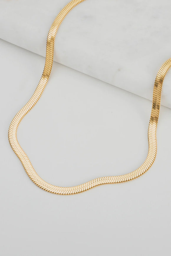 Zafino Necklace - Snake Chain - Gold