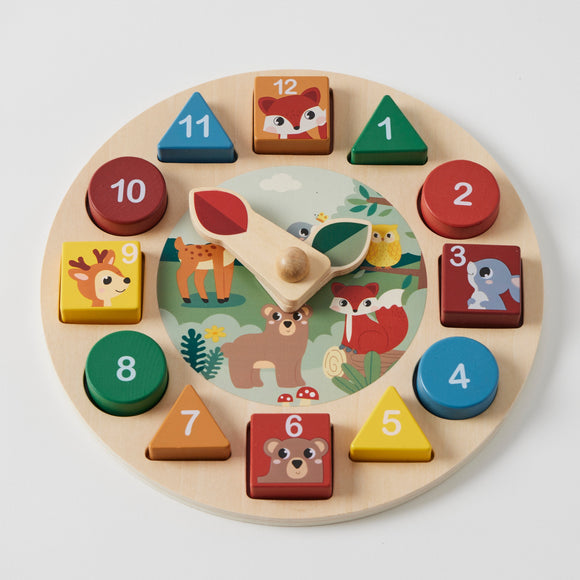 Clock - Number & Shape Sorter