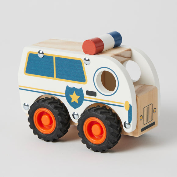 Wooden Vehicle - Police Car