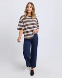 Foxwood Nika Short Sleeve Tee - Coffee